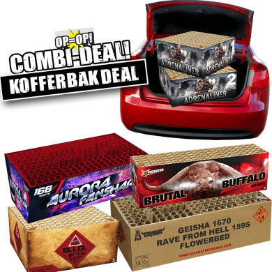 Kofferbak Deal vuurwerk